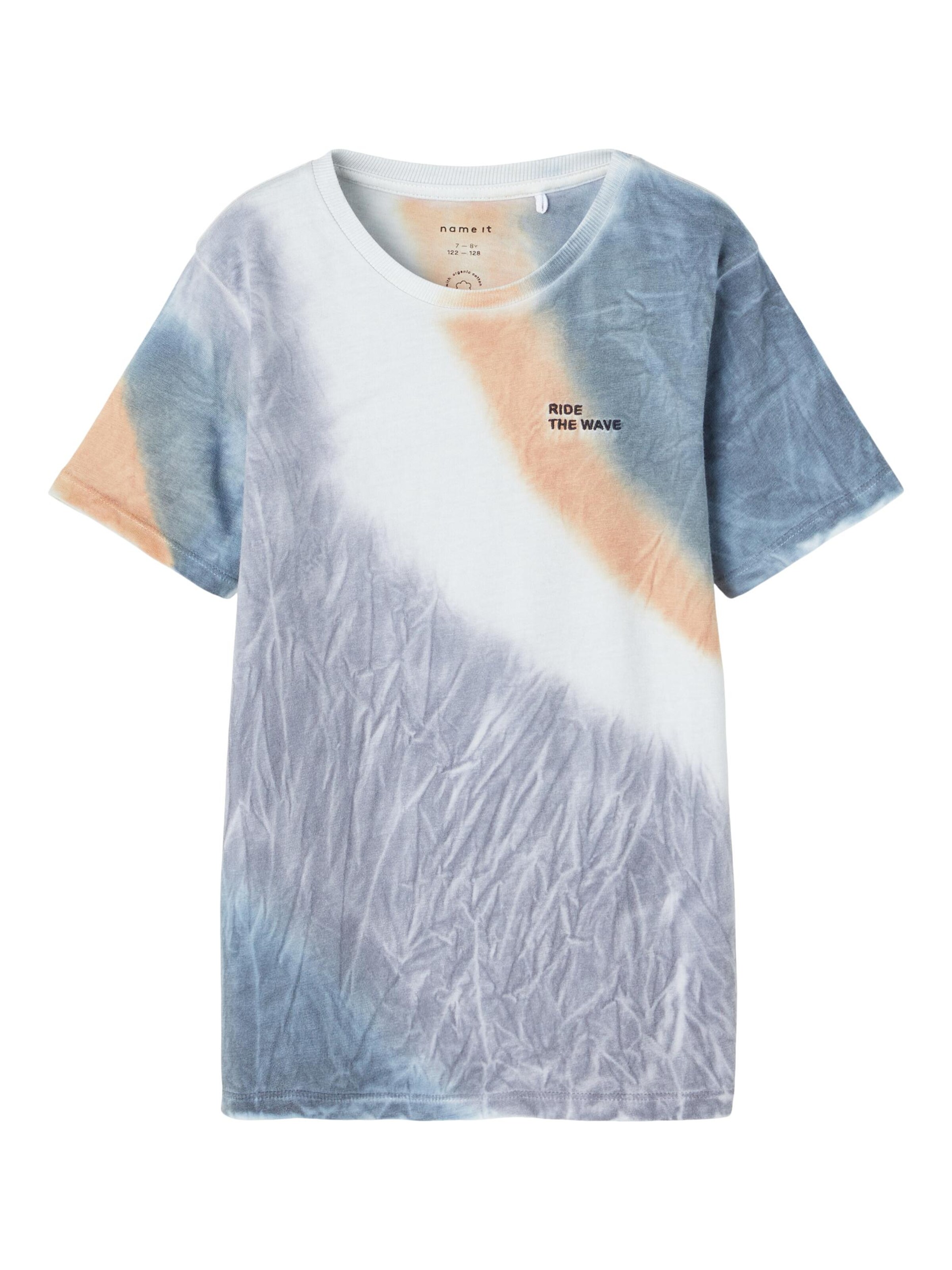 Kinder Kids (Gr. 92-140) NAME IT T-Shirt 'Janol' in Rauchblau, Taubenblau - CO82638 Kinder Kids (Gr. 92-140) NAME IT T-Shirt 'Janol' in Rauchblau, Taubenblau - CO82638
