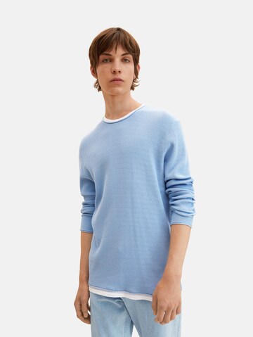 TOM TAILOR DENIM Pullover in Blau