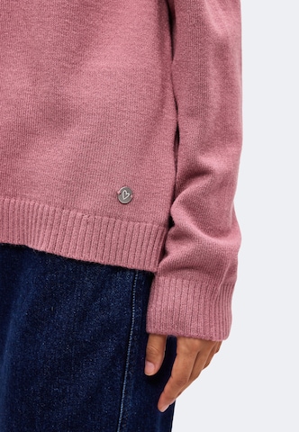 Pull-over 'Am44ber' ZABAIONE en rose : sur le côté