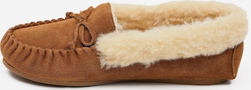 Gooce Moccasin 'Pippa' in Brown: front