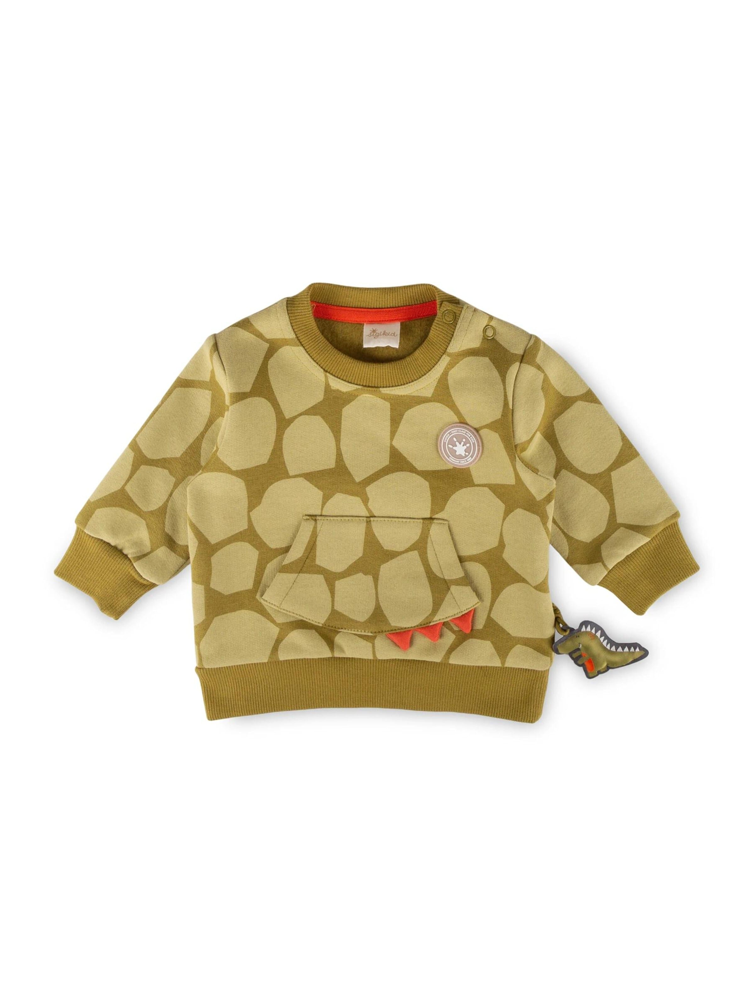 SIGIKID Sweatshirt 'Sweatshirt Dino Fun'‌‌‌‌‌‌ in Grün: Vorderseite