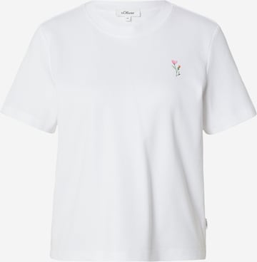 s.Oliver Shirt in White: front