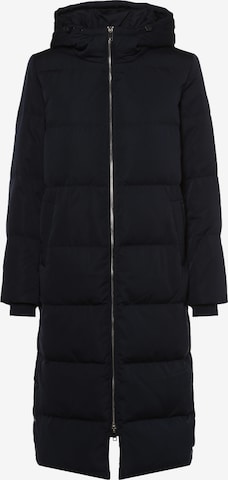 Y.A.S Winter Coat 'Puffa' in Blue: front
