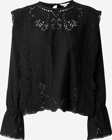 TOPSHOP Blouse in Black: front