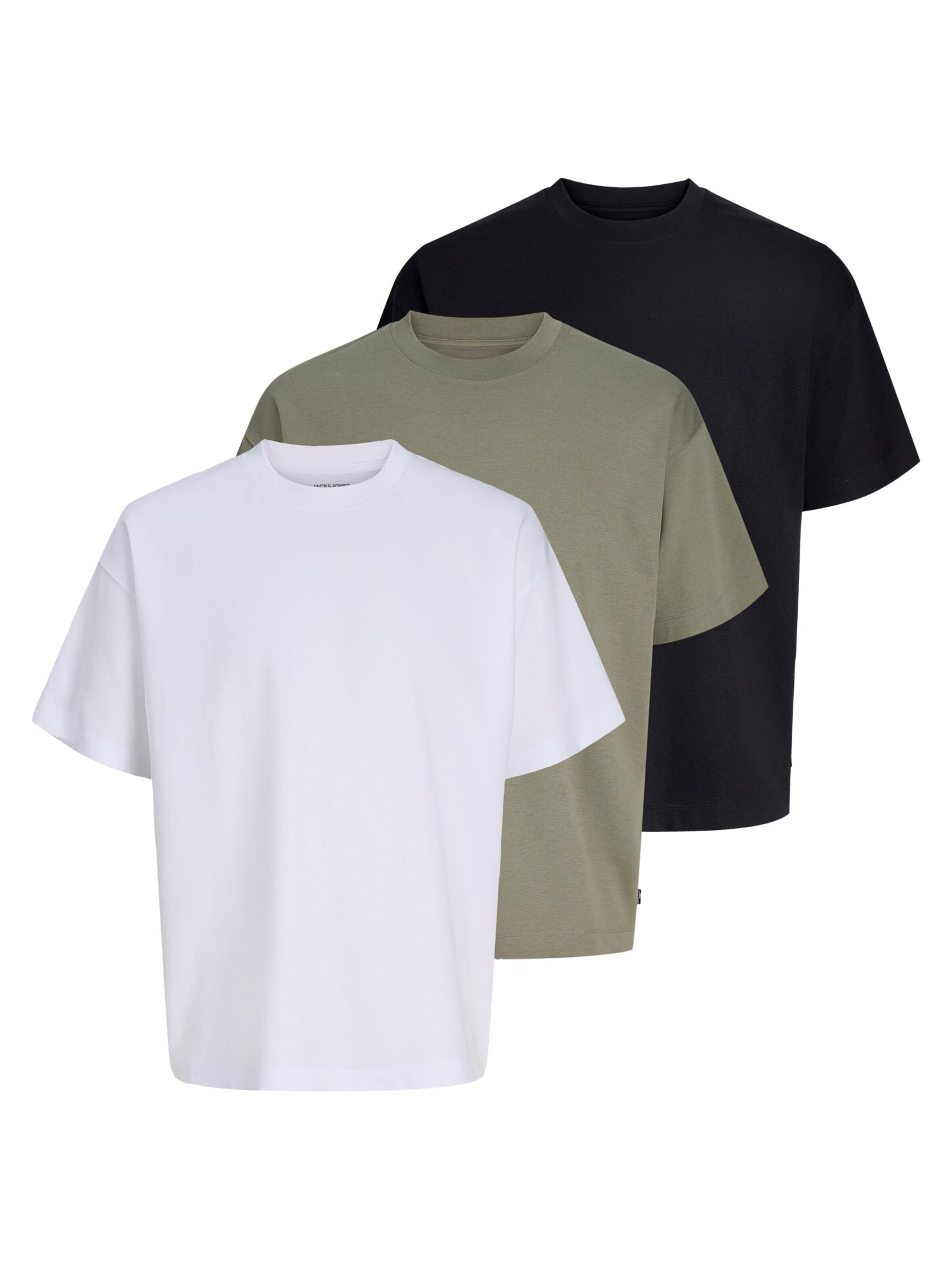 JACK & JONES Shirt 'Barron Tee' in Green: front