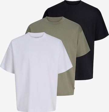 JACK & JONES Shirt 'Barron Tee' in Green: front