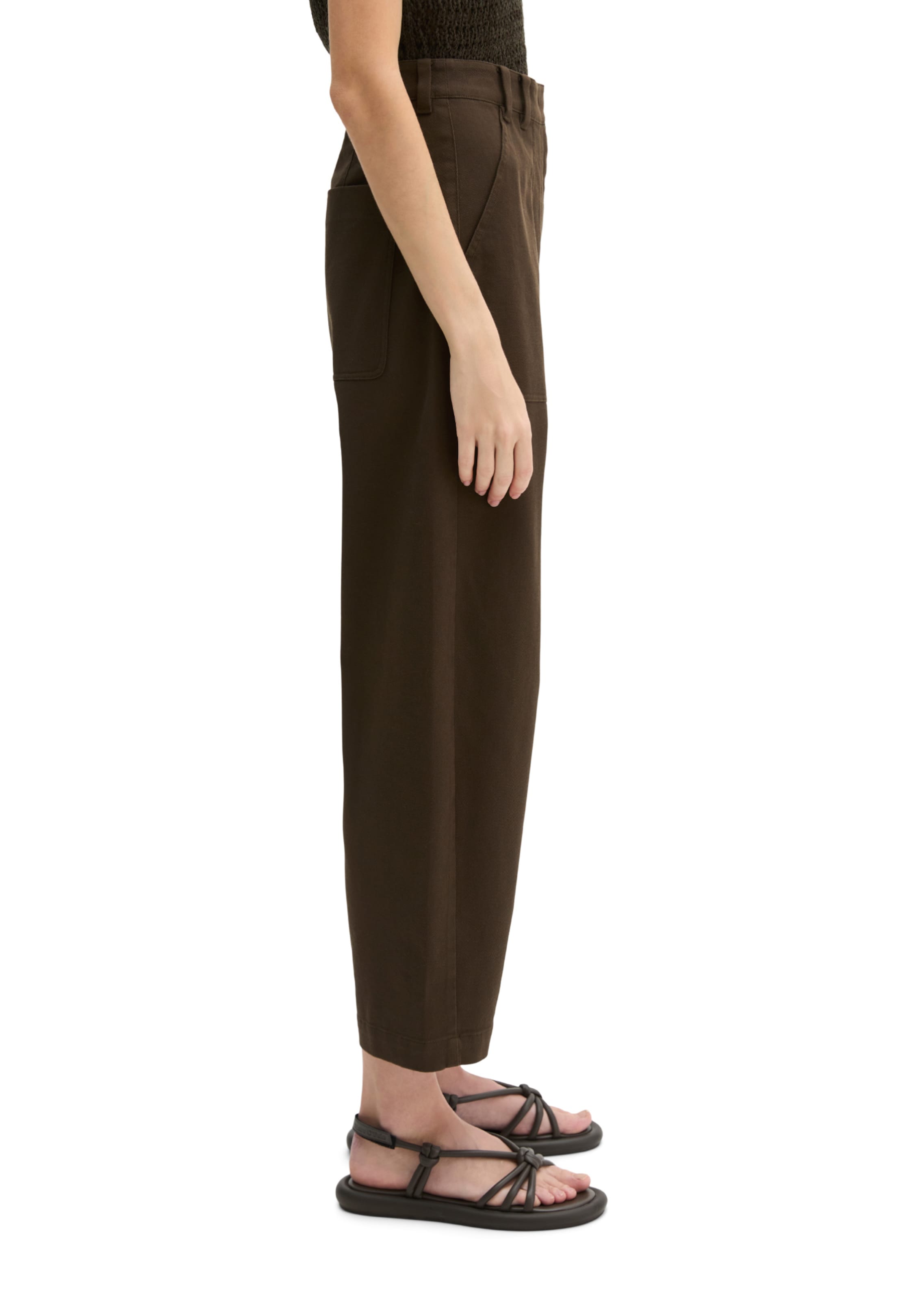 Marc O'Polo Loose fit Trousers in Brown