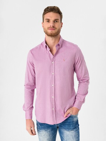 By Diess Collection Regular fit Button Up Shirt in Pink