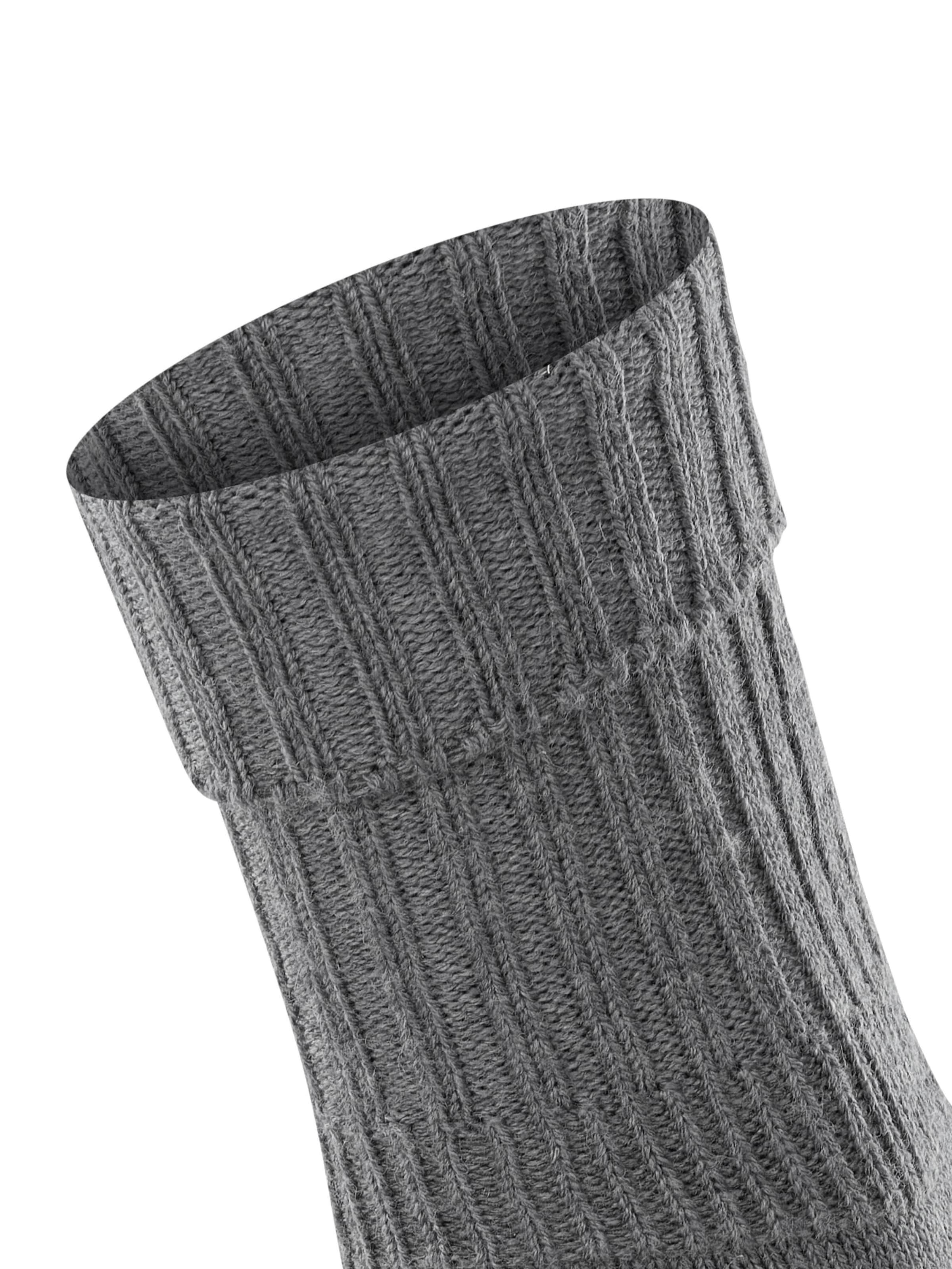 FALKE Socks 'Striggings Rib' in Grey