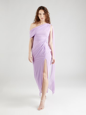 TFNC - Vestido de festa 'DAISY' em roxo: frente