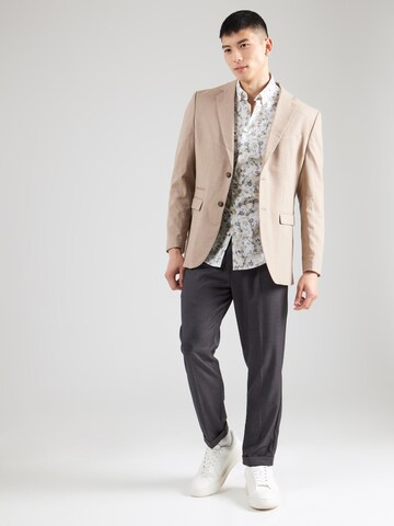 Lindbergh Regular fit Overhemd in Beige