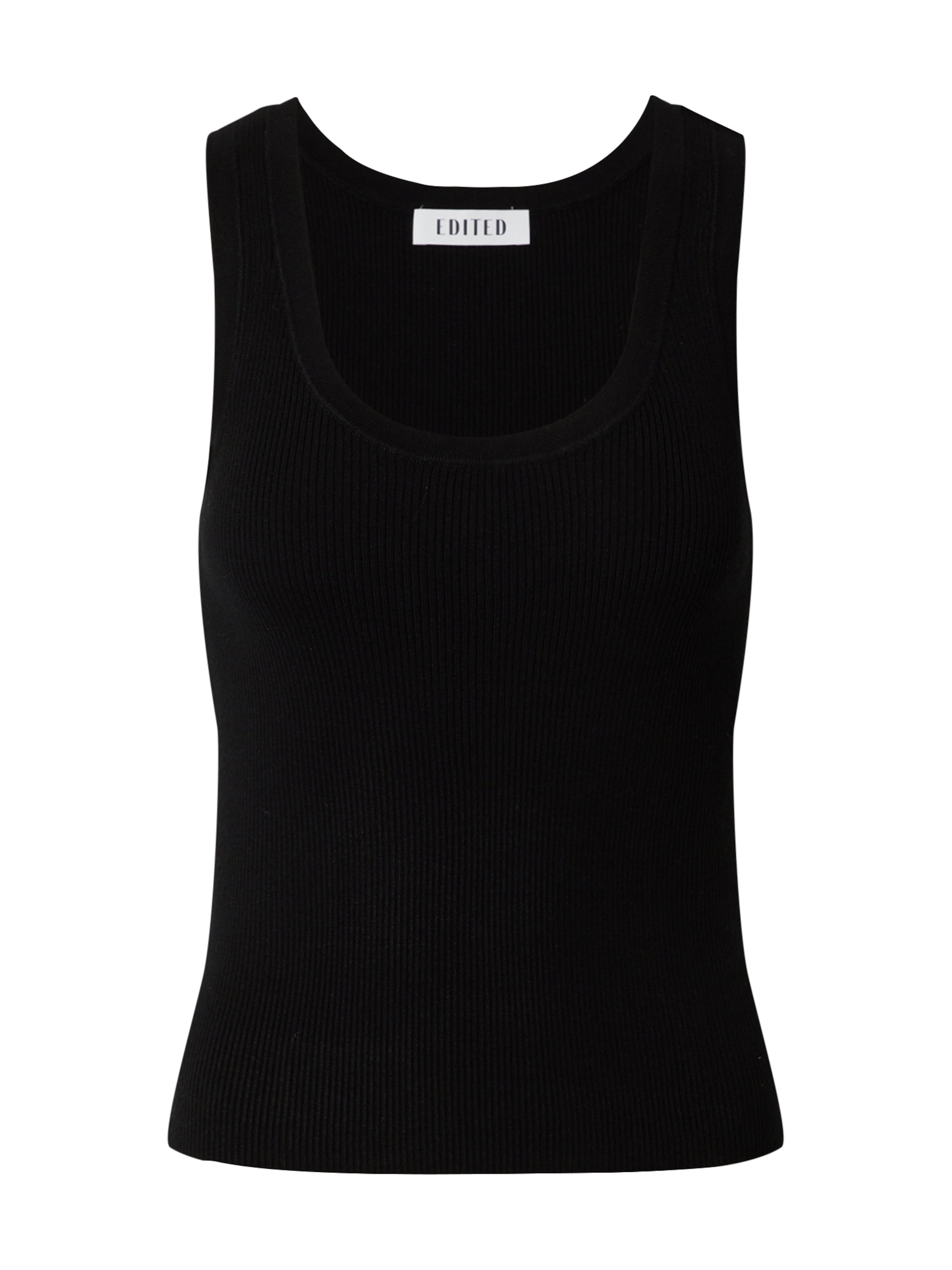 Top brodat 'Maura' de la EDITED pe negru: față