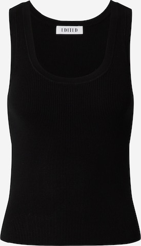 EDITED Knitted top 'Maura' in Black: front