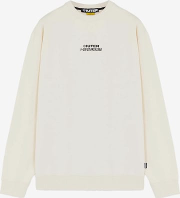 Sweat-shirt IUTER en beige : devant