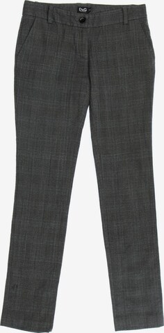 DOLCE & GABBANA Pants in S in Grey: front