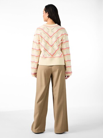 YAS Sweater 'YASLimera' in Beige