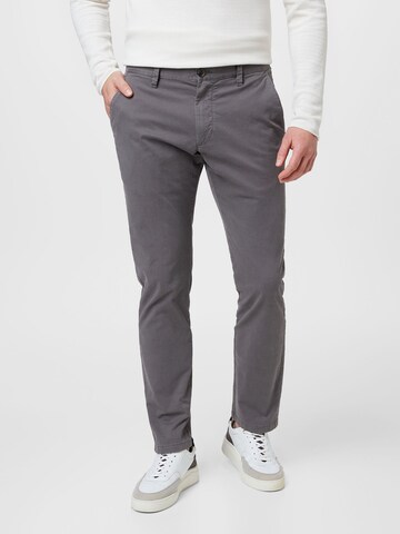 s.Oliver Slimfit Chino in Grijs: voorkant