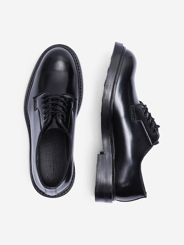 SELECTED HOMME Lace-Up Shoes 'Carter' in Black