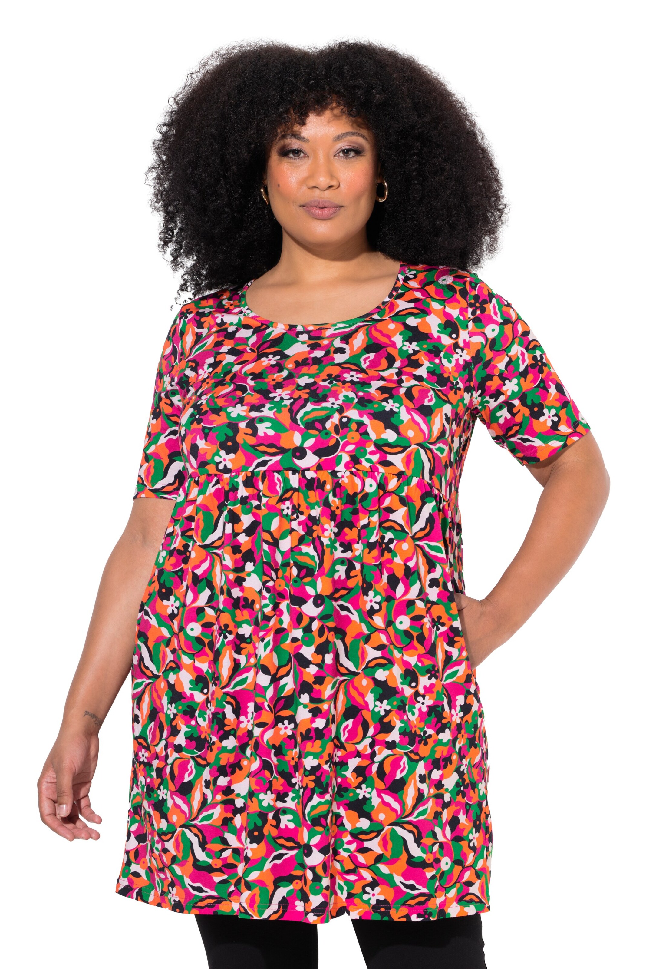 Ulla Popken Kleid in Rot: Vorderseite