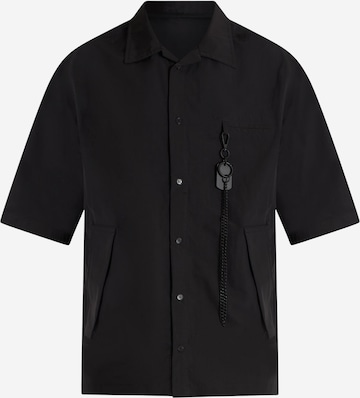 DARK LABEL Hemd in Schwarz: Vorderseite