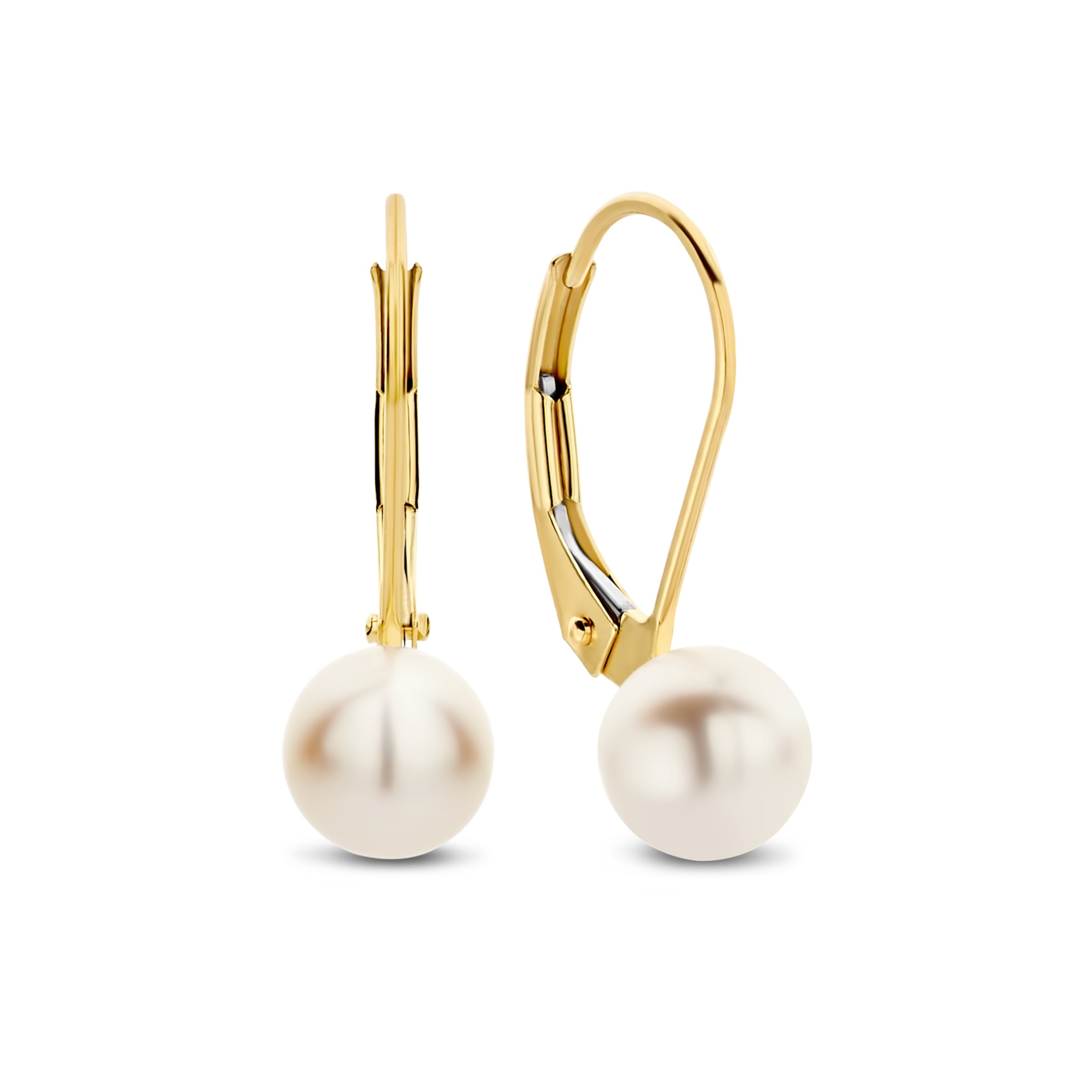 Beloro Jewels Earrings in Gold: front