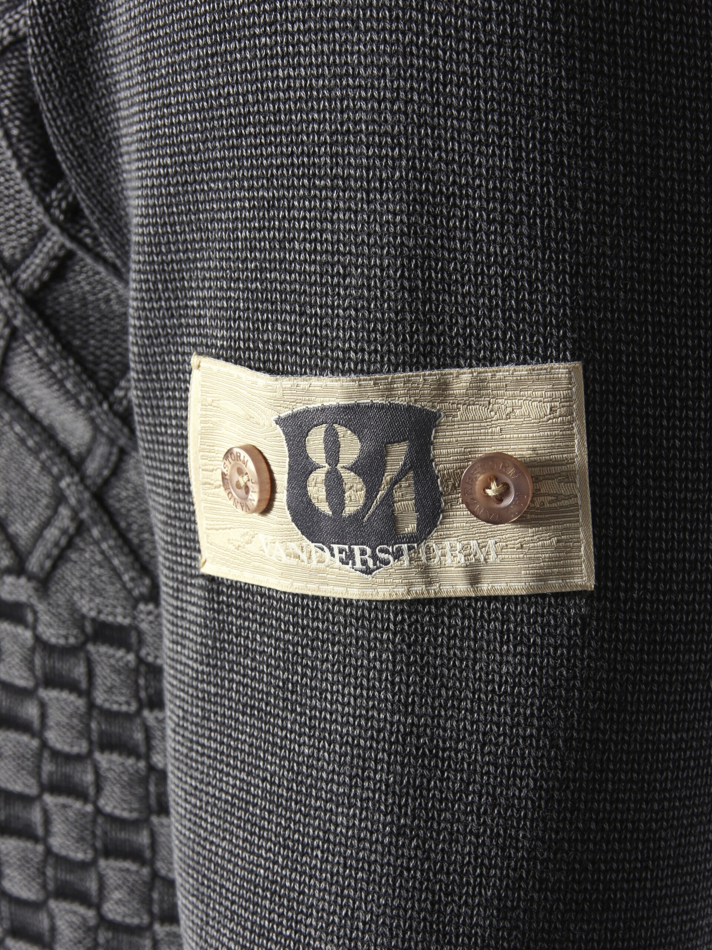 Jan Vanderstorm Pullover 'Rabbe' in Schwarz