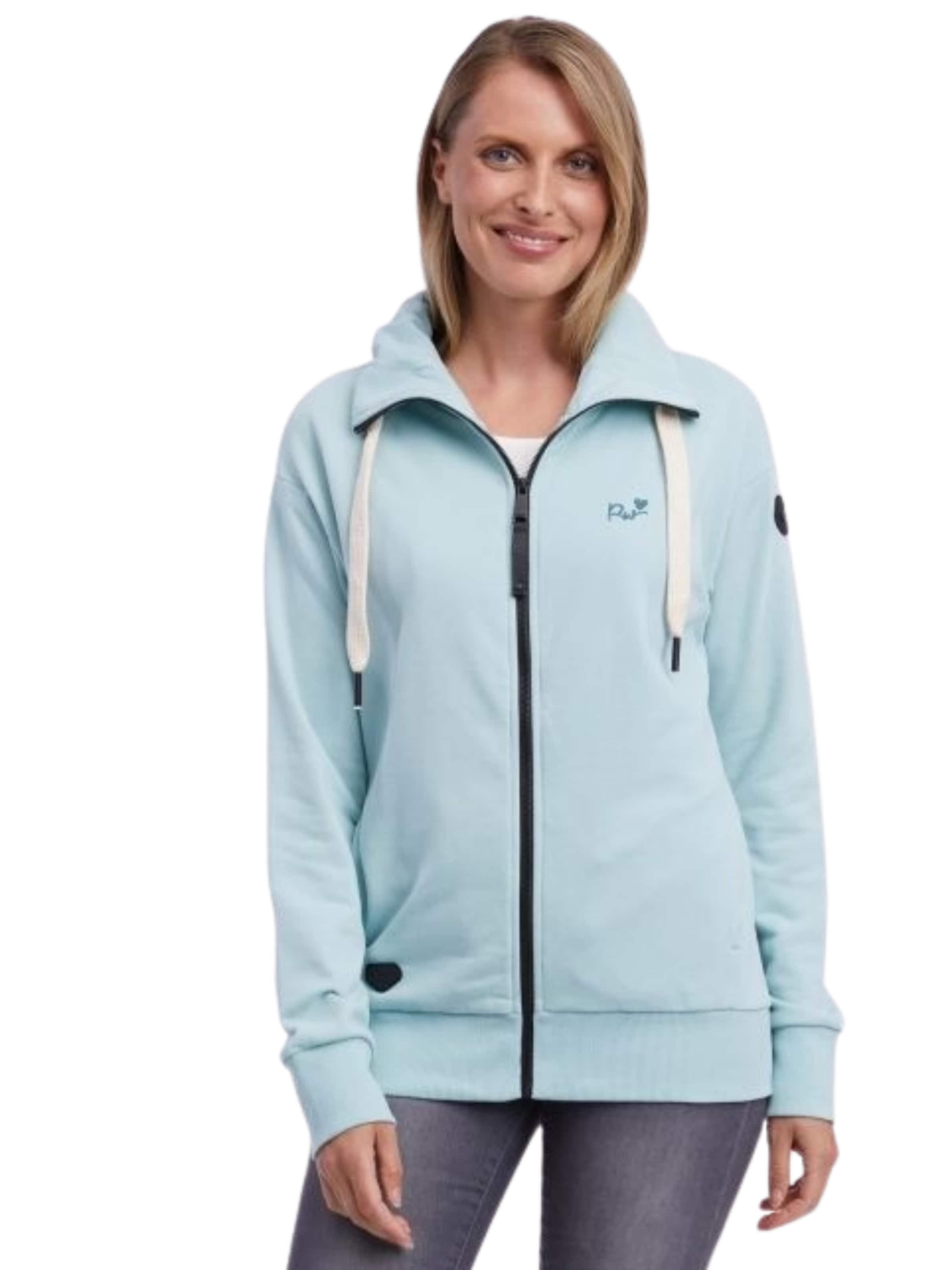 Ragwear Sweatjacke 'Shocky' in Blau: Vorderseite