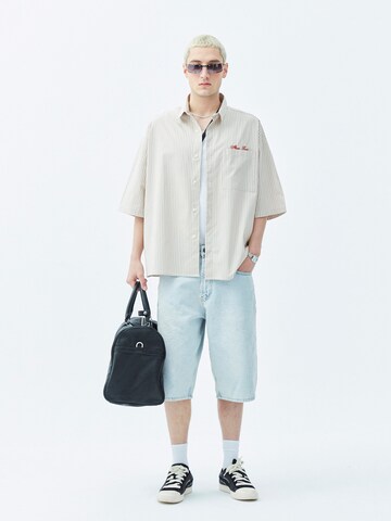 Comfort fit Camicia 'Sherman' di VAMOS CLO in beige
