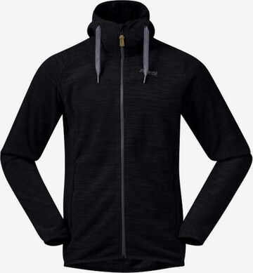 Bergans Fleece Jacket in Black: front