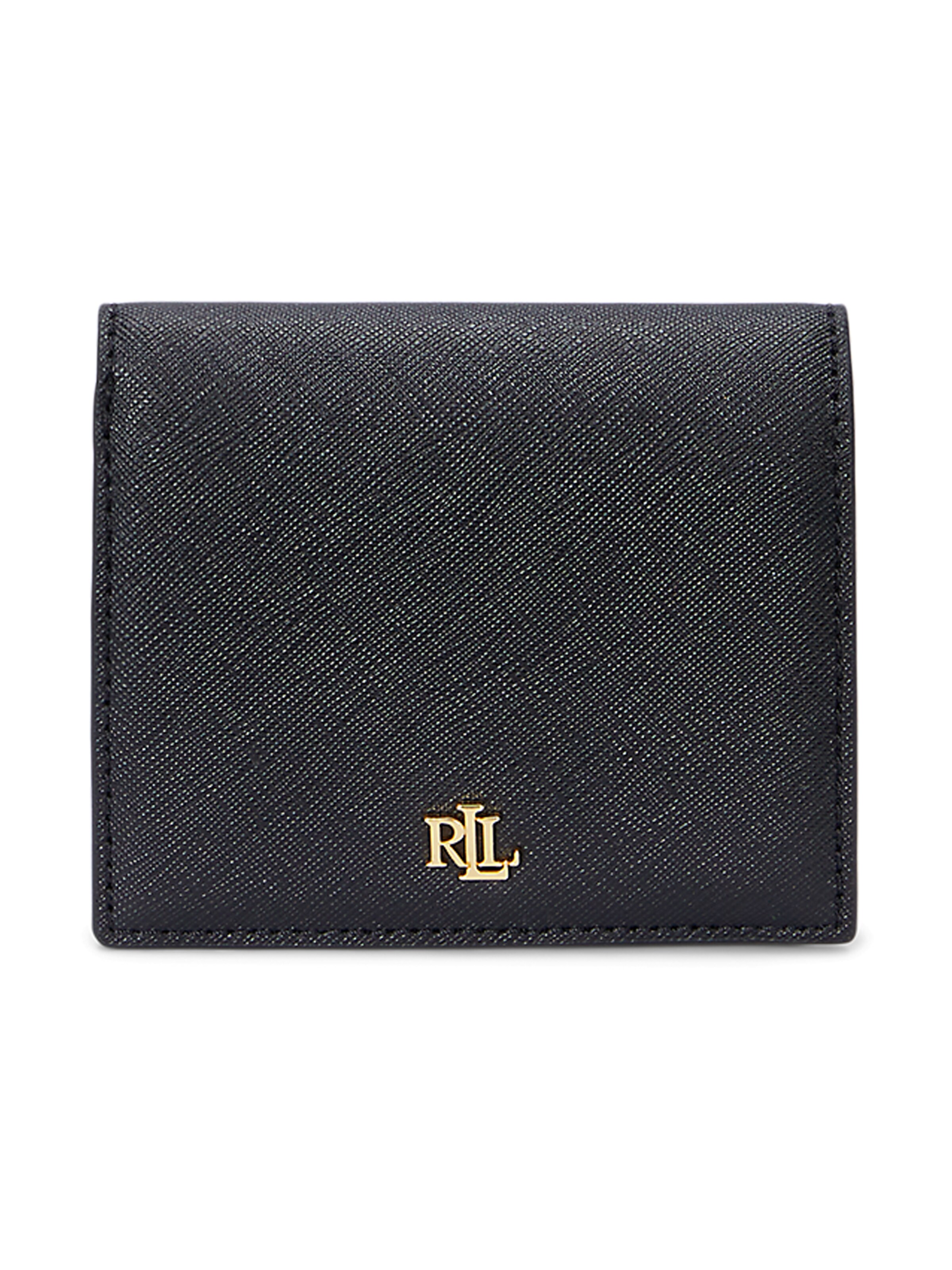 Lauren Ralph Lauren Portemonnee in Zwart: voorkant