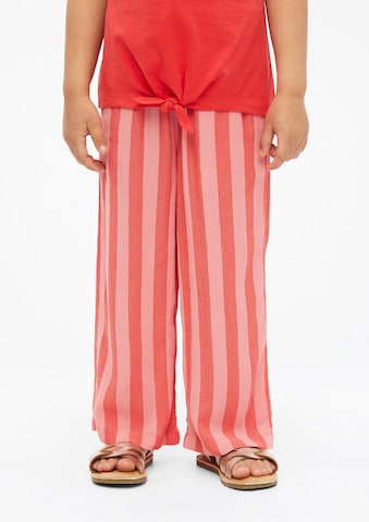 Wide Leg Pantalon s.Oliver en orange : devant
