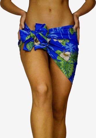 Foulard 'Small Flower' di King Kameha in blu: frontale