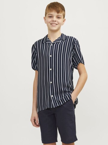 Fit confort Chemise Jack & Jones Junior en bleu : devant