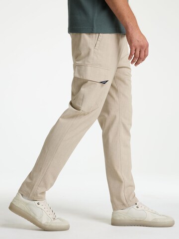 CHASIN' Regular Cargobroek in Beige
