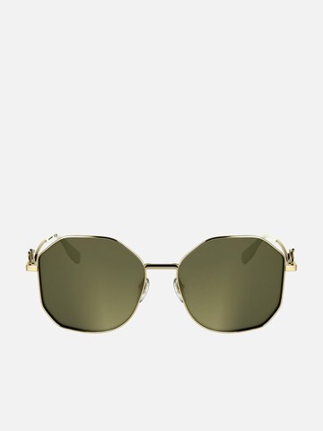 Lunettes de soleil Karl Lagerfeld en or