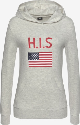 H.I.S Sweatshirt in Grey: front