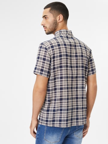 Coupe regular Chemise AÉROPOSTALE en bleu