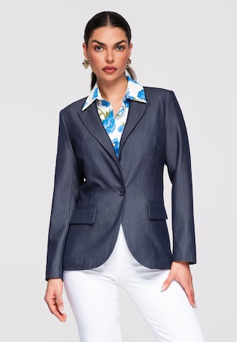 Ombre Blazer in Blue: front