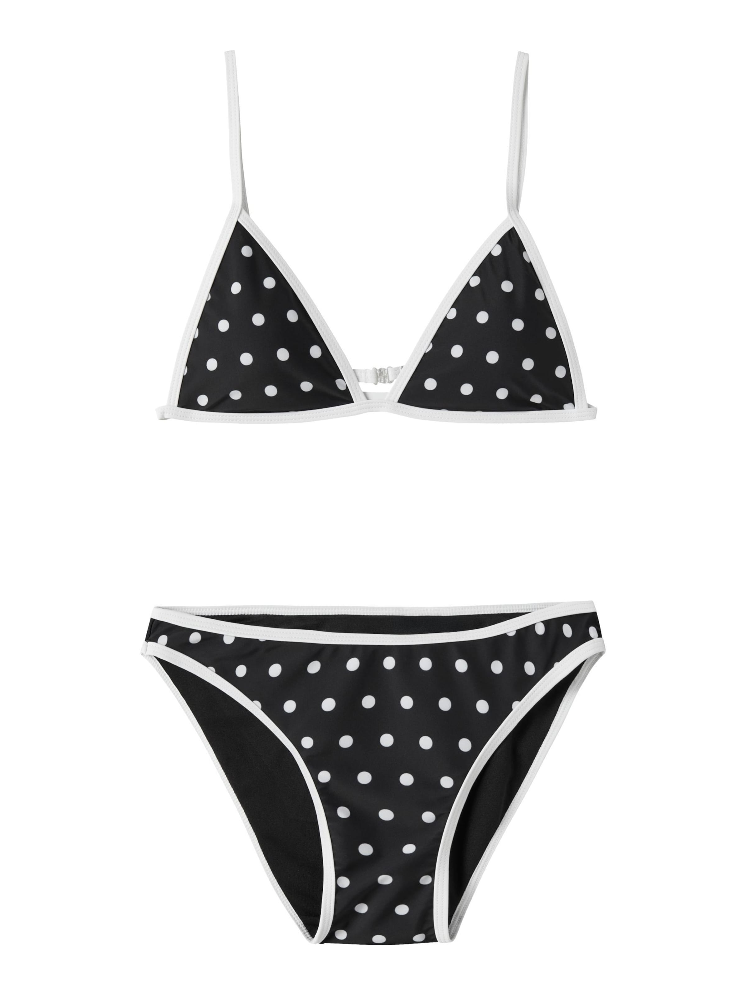 LMTD Triangle Bikini in Black: front