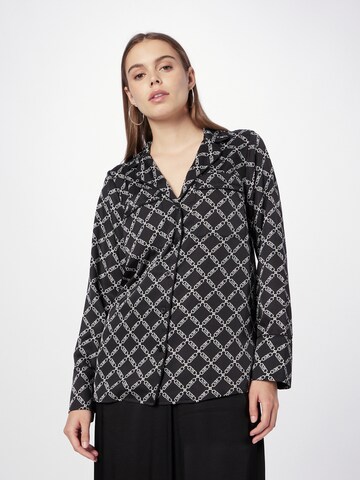 MICHAEL Michael Kors Blouse 'EMPIRE' in Zwart: voorkant