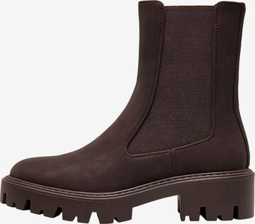 ONLY Chelsea Boots i brun: forside