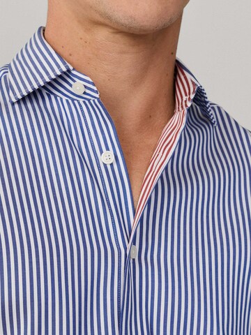 Hackett London Regular Fit Hemd 'Bengal' in Blau