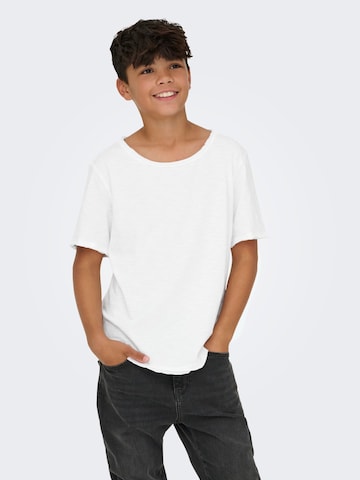 Only & Sons Junior T-Shirt 'OSJBenne' in Weiß: Vorderseite