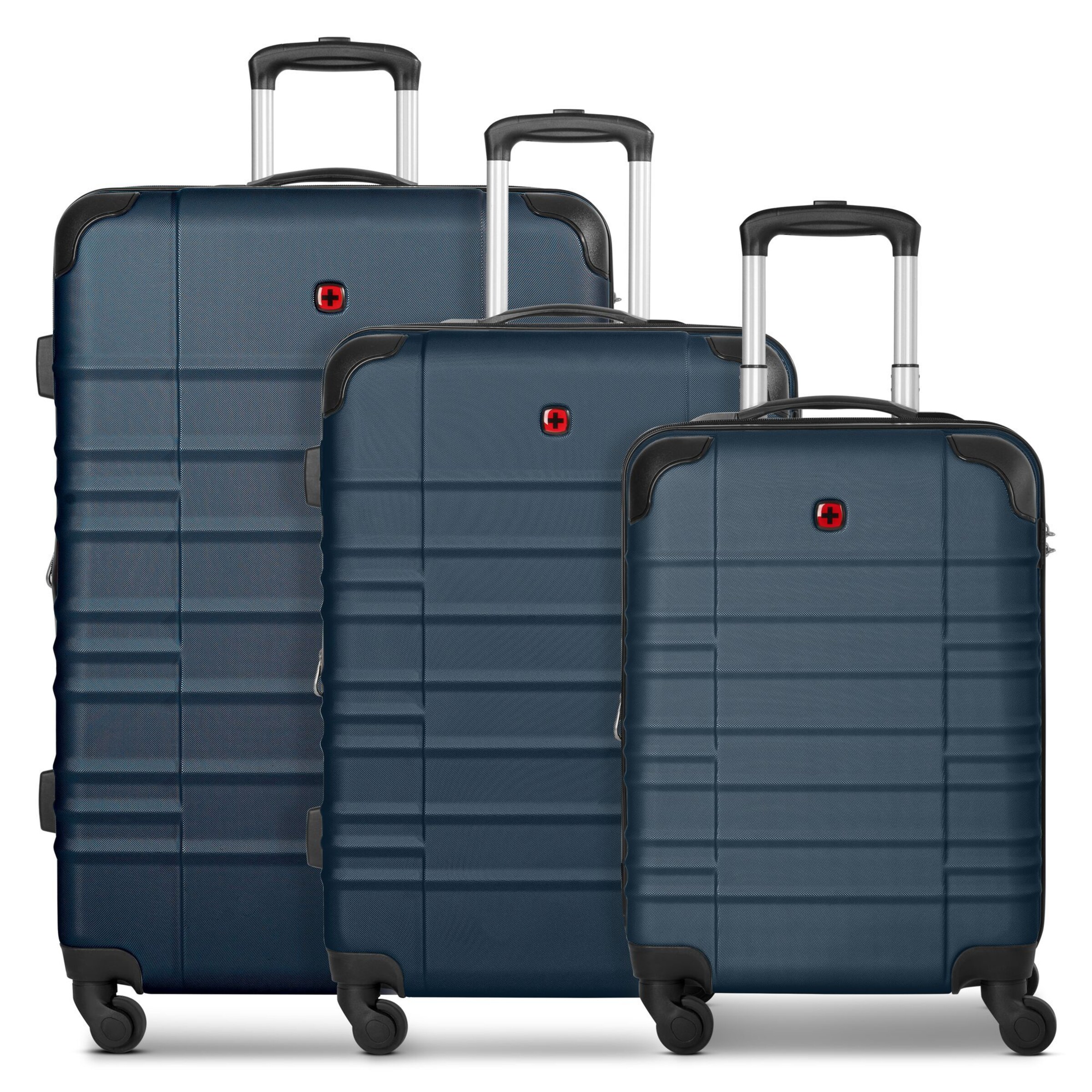 WENGER Suitcase set 'Amplar Evo' in Blue: front