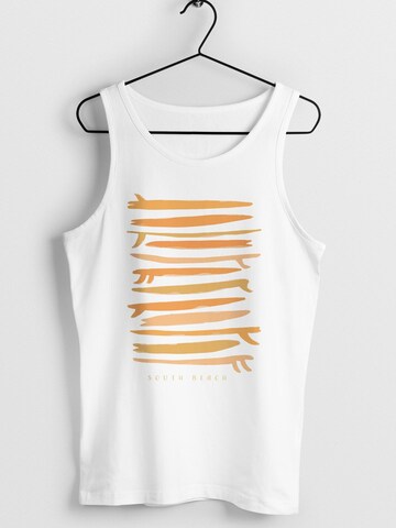 Neverless Shirt 'Surf Boards South' in White