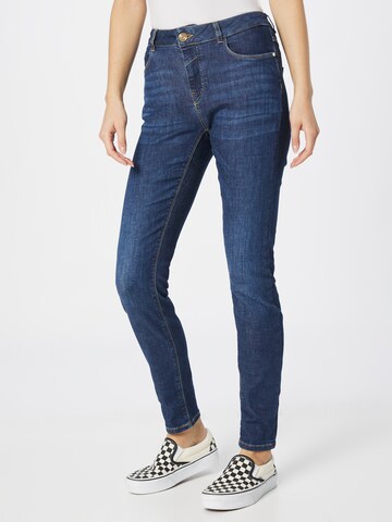 MOS MOSH Slimfit Jeans in Blauw: voorkant