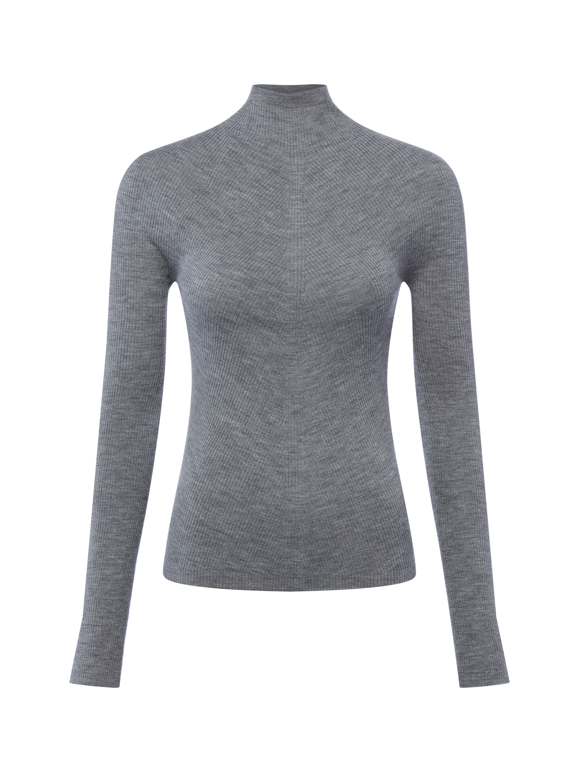 BOSS Trui 'Foliora' in de kleur Grijs, Productweergave