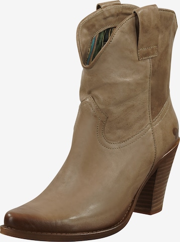 Bottes de cowboy FELMINI en marron : devant