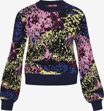 mėlyna myMo ROCKS Megztinis: priekis