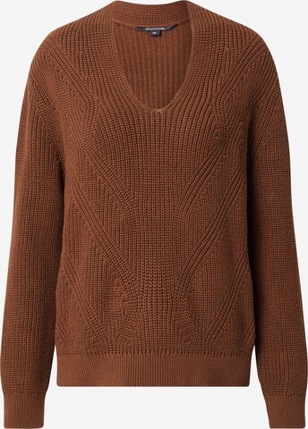 Pull-over COMMA en marron : devant